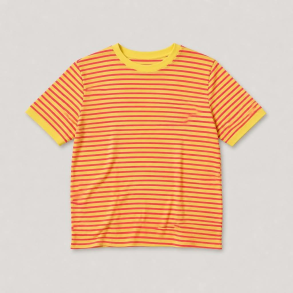 ByLund Ruth T-shirt strib gul