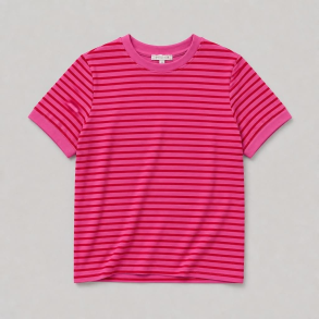 ByLund Ruth T-shirt strib pink