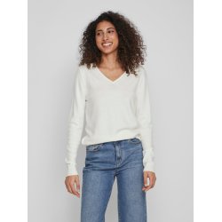 VILA Viril v-neck knit white