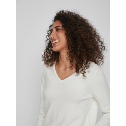 VILA Viril v-neck knit white