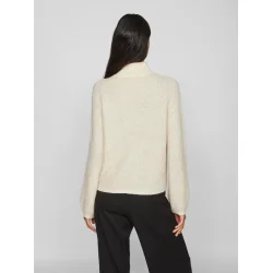 VILA Vilory high neck knit natur