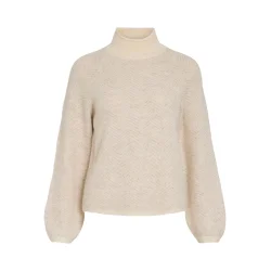 VILA Vilory high neck knit natur