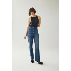 VILA Vikelly straight jeans