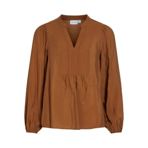 VILA Vikasian L/S top rubber