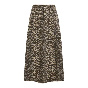 VILA Vichia leopard skirt