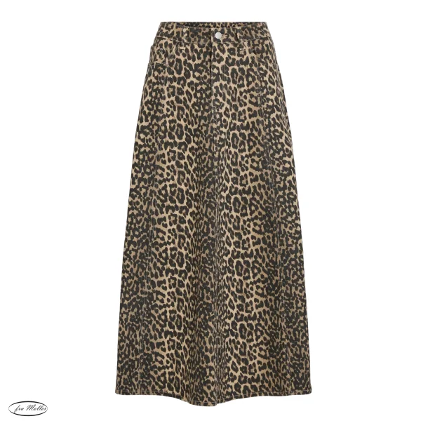 VILA Vichia leopard skirt