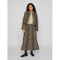 VILA Vichia leopard skirt