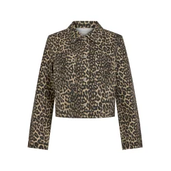 VILA Vichia leopard jakke