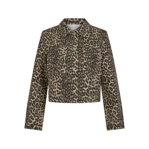 VILA Vichia leopard jakke