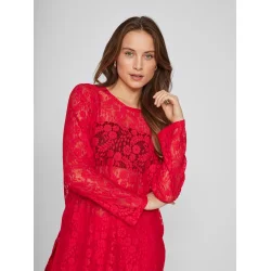 VILA Viselly lace top rd