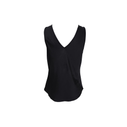BCMABEL top double V-neck black