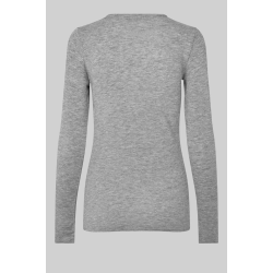 SF Matima o-neck LS tee grey melange