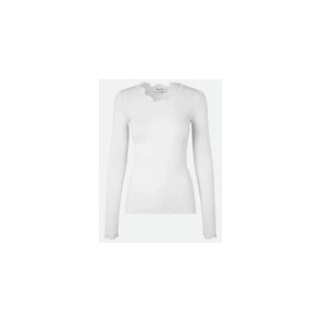 RW Babette silk long lace t-shirt new white