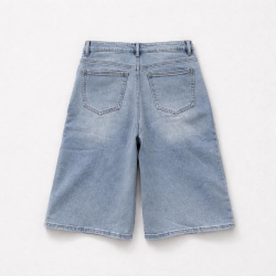 Wilto Jeans wide legs capri blue 