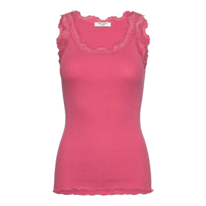 RW Babette silk long lace top rapture rose