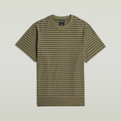 G-Star Unit stripe t-shirt Khaki/Asfalt