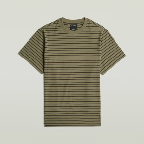 G-Star Unit stripe t-shirt Khaki/Asfalt